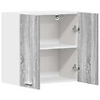 VIDAXL - vidaXL Armoire suspendue "Lyon" Sonoma gris 60x31x60 cm - vignette
