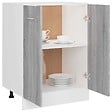 VIDAXL - vidaXL Armoire de plancher "Lyon" Sonoma gris 60x46x81,5 cm - vignette