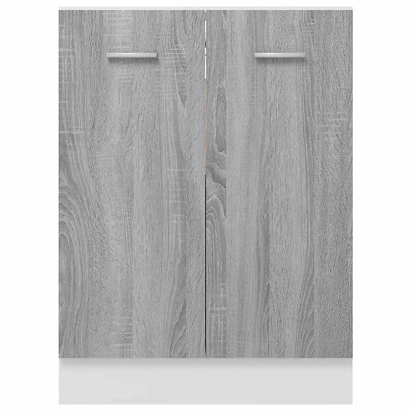 VIDAXL - vidaXL Armoire de plancher "Lyon" Sonoma gris 60x46x81,5 cm - large