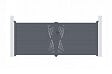 CASANOOV - Casanoov Portail battant 4 m VELETA H.160  cm aluminium gris - vignette