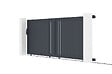CASANOOV - Casanoov Portail coulissant 4 m GIONA H.140 aluminium gris - vignette