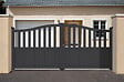 CASANOOV - Casanoov Portail battant 3 m MEIJE H.140  cm aluminium gris - vignette