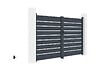 CASANOOV - Casanoov Portail battant 3 m VOGEL H.180  cm aluminium gris - vignette