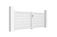 CASANOOV - Casanoov Portail battant 3 m VOGEL H.120  cm blanc aluminium - vignette