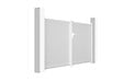 CASANOOV - Casanoov Portail battant 3 m EIGER H.160  cm blanc aluminium - vignette