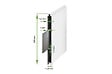 CASANOOV - Casanoov Portail battant 3 m EIGER H.160  cm blanc aluminium - vignette