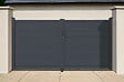 CASANOOV - Casanoov Portail battant 3 m EIGER H.160  cm aluminium gris - vignette