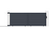 CASANOOV - Casanoov Portail coulissant 4 m EIGER H.160  cm + Portillon 1m EIGER H.160  cm aluminium gris - vignette