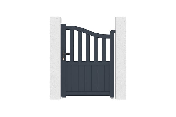 CASANOOV - Casanoov Portillon 1m MEIJE H.140  cm aluminium gris - large