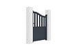CASANOOV - Casanoov Portillon 1m MEIJE H.140  cm aluminium gris - vignette