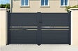 CASANOOV - Casanoov Portail battant 3,5 m CIMONE H.160 aluminium gris - vignette