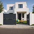 CASANOOV - Casanoov Portail battant 3,5 m CIMONE H.160 aluminium gris - vignette
