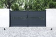 CASANOOV - Casanoov Portail battant 3,5 m CIMONE H.160 aluminium gris - vignette