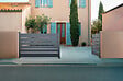 CASANOOV - Casanoov Portail battant 4 m VOGEL H.120  cm aluminium gris - vignette