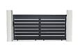 CASANOOV - Casanoov Portail coulissant 3 m VOGEL H.140  cm aluminium gris - vignette