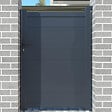 CASANOOV - Casanoov Portail battant 3 m EIGER H.140  cm + Portillon 1m EIGER H.140  cm aluminium gris - vignette