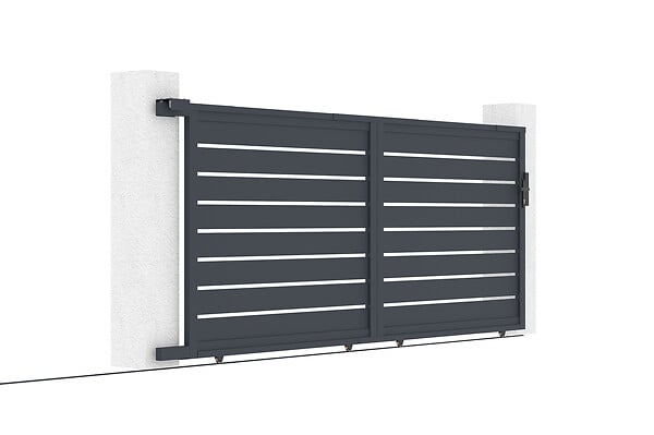 CASANOOV - Casanoov Portail coulissant motorisé 4 m VOGEL H.140  cm + Motorisation RANGER C300 - large