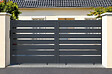 CASANOOV - Casanoov Portail coulissant 3,5 m VOGEL H.140  cm aluminium gris - vignette