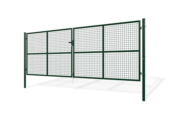 CASANOOV - Casanoov Portail battant grillagé 4 m OLGA H.150  cm Vert - large