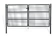 CASANOOV - Casanoov Portail battant grillagé 3 m OLGA H.150  cm Gris - vignette