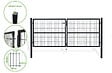 CASANOOV - Casanoov Portail battant grillagé 3 m RAZO H.120  cm Gris - vignette
