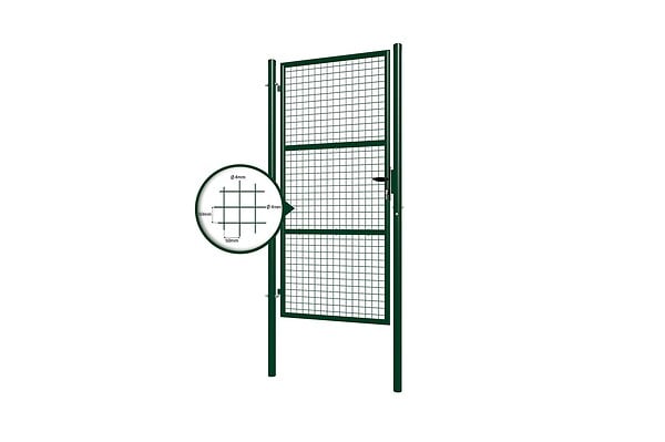 CASANOOV - Casanoov Portillon grillagé 1m OLGA H.200  cm Vert - large