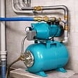 ENTREPOT BRICO - Kit pompe Hydrophore 24L 750W réservoir d'eau - vignette