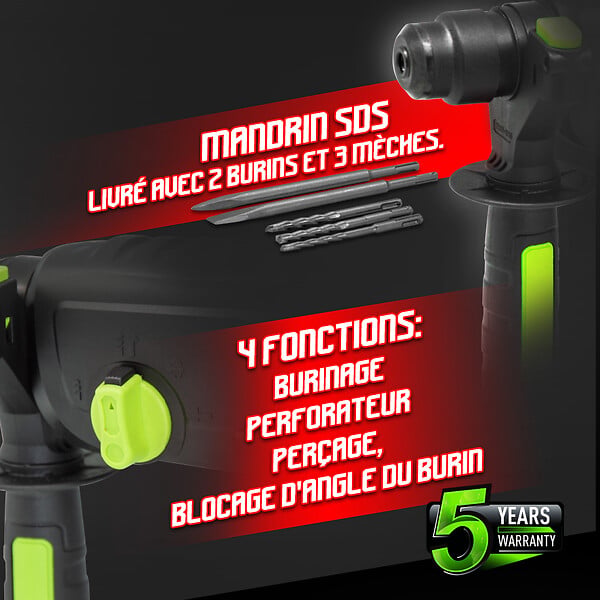 CONSTRUCTOR - Marteau perforateur 1050W BMC - large