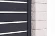 CASANOOV - Casanoov Portillon 1m VOGEL H.140  cm aluminium gris - vignette