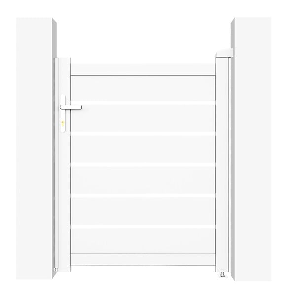 CASANOOV - Casanoov Portillon 1m VOGEL H.120  cm aluminium blanc - large