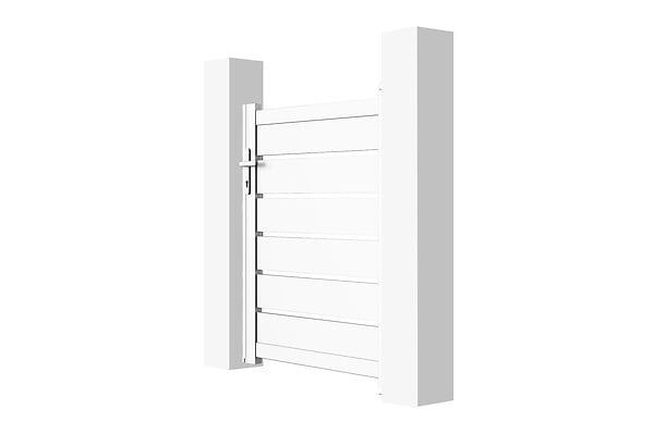 CASANOOV - Casanoov Portillon 1m VOGEL H.120  cm aluminium blanc - large