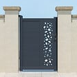 CASANOOV - Casanoov Portillon 1m SUNNY H.140  cm aluminium gris - vignette