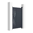CASANOOV - Casanoov Portillon 1m VELETA H.140  cm aluminium gris - vignette