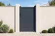 CASANOOV - Casanoov Portillon 1m EIGER H.160  cm aluminium gris - vignette