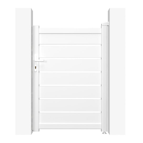 CASANOOV - Casanoov Portillon 1m VOGEL H.140  cm aluminium blanc - large