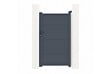 CASANOOV - Casanoov Portillon 1m EIGER H.180  cm aluminium gris - vignette