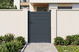 CASANOOV - Casanoov Portillon 1m EIGER H.140  cm aluminium gris - vignette