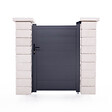 CASANOOV - Casanoov Portillon 1m EIGER H.140  cm aluminium gris - vignette