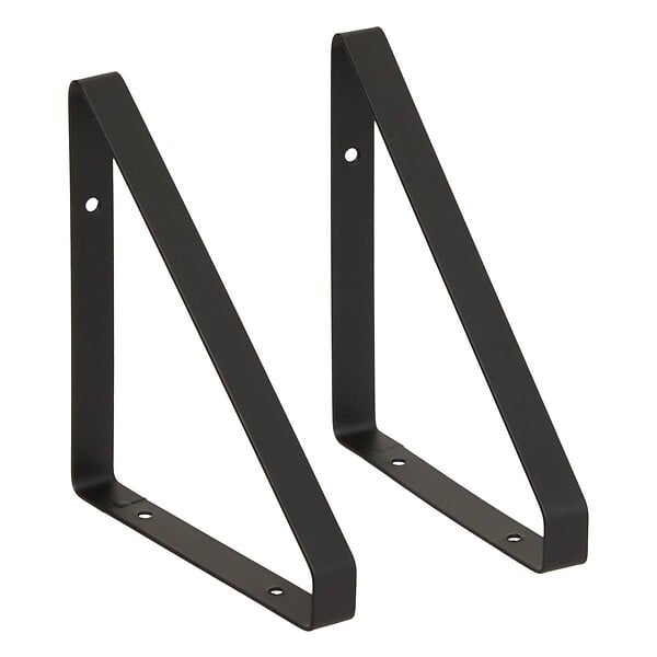 5 FIVE SIMPLY SMART - Étagère Effet chêne naturel et Métal noir L 58 cm - large