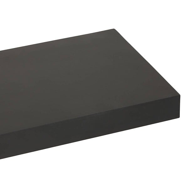 5 FIVE SIMPLY SMART - Étagère murale flottante coloris Noir L 80 cm Fixations invisibles - large