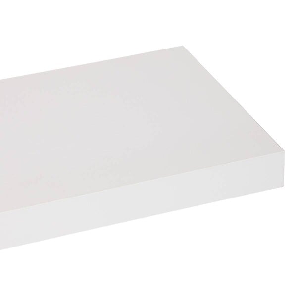 5 FIVE SIMPLY SMART - Étagère murale flottante coloris Blanc L 80 cm Fixations invisibles - large