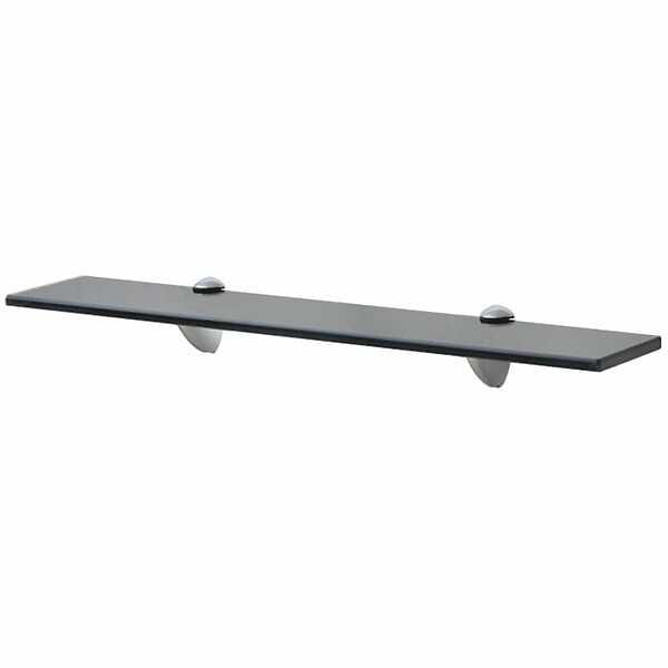VIDAXL - vidaXL 2x Etagères Murales Etagères Flottantes Etagères Suspendues Salon Chambre à Coucher Salle de Bain Intérieur Maison Verre 60x10 cm 8 mm - large