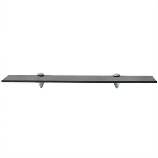 VIDAXL - vidaXL 2x Etagères Murales Etagères Flottantes Etagères Suspendues Salon Chambre à Coucher Salle de Bain Intérieur Maison Verre 60x10 cm 8 mm - large