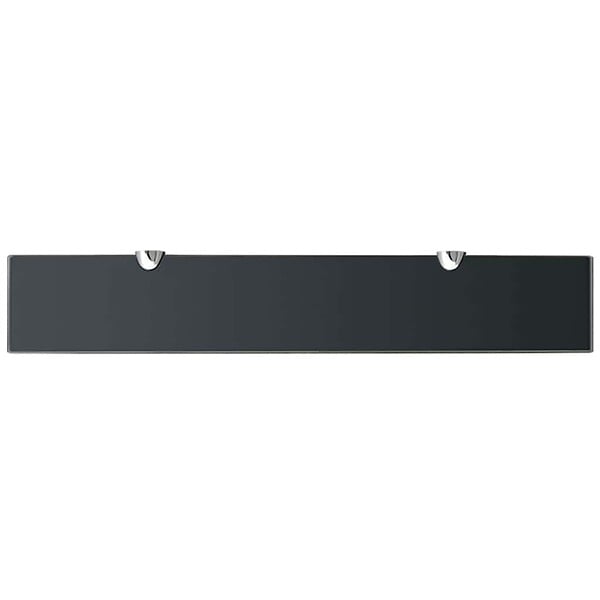 VIDAXL - vidaXL 2x Etagères Murales Etagères Flottantes Etagères Suspendues Salon Chambre à Coucher Salle de Bain Intérieur Maison Verre 60x10 cm 8 mm - large