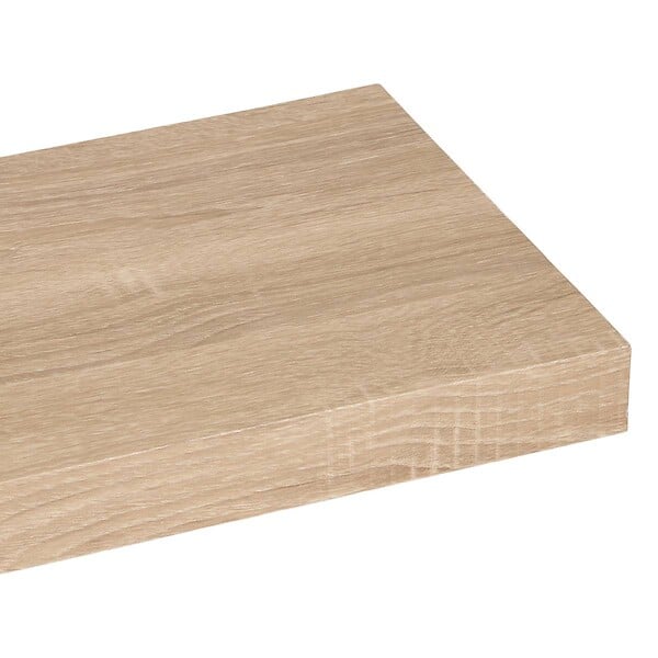 5 FIVE SIMPLY SMART - Étagère murale flottante coloris Chêne naturel L 80 cm Fixations invisibles - large