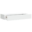 VIDAXL - vidaXL 2x Etagères à Tiroirs Murales Armoires Flottantes Etagères Suspendues Supports Muraux Salon Salle de Séjour Maison Blanc 60x23,5x10 cm MDF - vignette