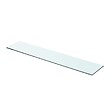 VIDAXL - vidaXL Panneau pour étagère de salon chambre Verre transparent 70 x 15 cm - vignette