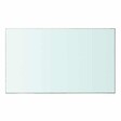 VIDAXL - vidaXL Panneau pour étagère de salon chambre Verre transparent 50 x 30 cm - vignette