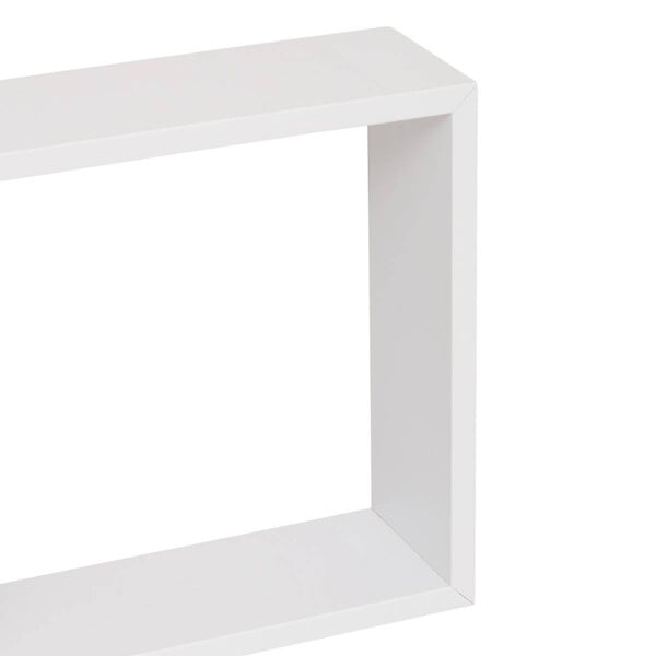 5 FIVE SIMPLY SMART - Lot de 3 Étagères murales flottantes Cubes coloris Blanc Fixations invisibles - large