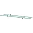 VIDAXL - vidaXL 2x Etagères Murales Etagères Flottantes Etagères Suspendues Salon Chambre à Coucher Salle de Bain Maison Intérieur Verre 100x10 cm 8 mm - vignette